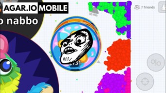 AFK MODE - " 5x1 " TROLLING - NO RISK NO FUN ( AGARIO MOBILE )