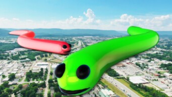 Slither.io in Real Life 3