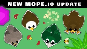 NEW UPDATE IN MOPE.IO // NEW RESKINS // NEW 1v1 ARENAS // HIDING HOLE REWORK