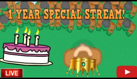 1 YEAR SPECIAL BRAAINS.IO STREAM! | NEW GRAPHICS CARD! COME JOIN ME | SERVER: EU-1