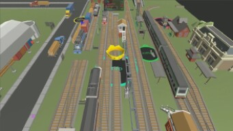 Yumy.io [Hole.io] World Record Train Station