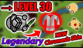 UNLOCK NEW CHROMESIS SKIN LEVEL 30 SURVIVR PASS 2 LOADOUT | SURVIV.IO