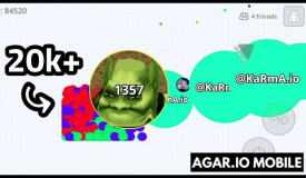 TROLLING MODE + 20k MASS IN THE CORNER + 20 AFK PIECES ( AGARIO MOBILE )
