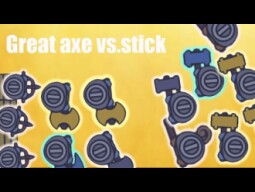 Moomoo.io Team Infection: Great axe vs. Stick Hammer
