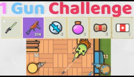 1 Gun ONLY Challenge! // Zombs Royale.io