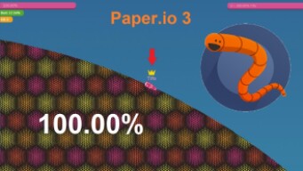 Paper.io 3 Map Control: 100.00% [Instant Win!]