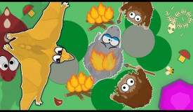 TRAPPING GOD MODE ABUSERS & BURNING THEM WITH BIGFOOT in MOPE.IO / EPIC MOPE.IO TROLLING