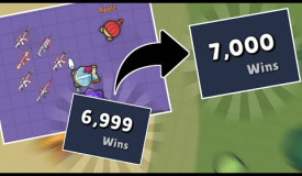 Getting a fans 7000th Win in ZombsRoyale.io