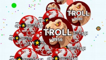 WHEN THE TEAMER WAS LEFT ALONE ( Agar.io Solo Gameplay )