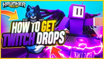 How to get Krunker TWITCH DROPS Tutorial! (KRUNKER UPDATE!)
