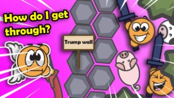 The TRUMP WALL in Moomoo.io? Pro Bait Strategy + Meet the clown + Guardians Event Highlights!