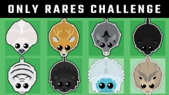 NEW RARES ONLY CHALLENGE in MOPE.IO // 0 XP TO 1 MIL XP with ONLY RARE ANIMALS