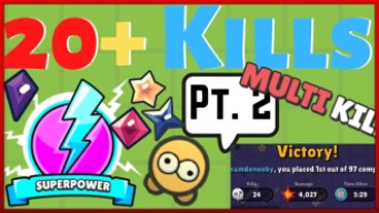 20+ Kill SuperPower Gameplay | Pt. 2 | Zombs Royale.io