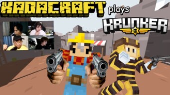 CIVIL WAR! | KadaCraft plays KRUNKER.io