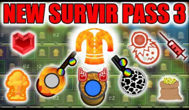 Let's BUY ALL NEW SKINS & ITEMS in NEW SURVIV PASS 3 ! | Surviv.io