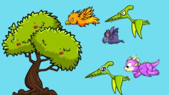 FLYORDIE.IO DRAGON KILLED PTERODACTYL & PTERODACTYL KILLED MAD BAT
