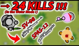 +24 KILLS in SOLO vs SQUADS in the NEW BEACH EVENT ! | Surviv.io