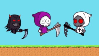 FLYORDIE // DEMONIC SPRITE KILLED PURPLE REAPER // EPIC SKINS