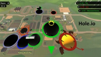 Hole.io [BIG HOLE] Map Control: 100.00%