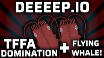 TFFA DOMINATION + FLYING WHALE TUTORIAL | Deeeep.io gameplay