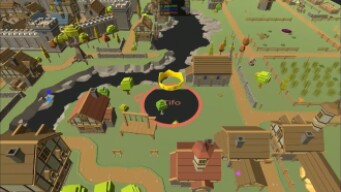 Hole.io (Yumy.io) 3 Map Control: 100.00% [Middle Ages]