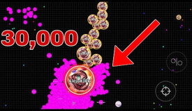 IS THIS LUCK OR PRO? (Agar.io Mobile Gameplay!)