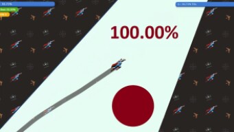 Paper.io 3 Map Control: 100.00% [Invisible]