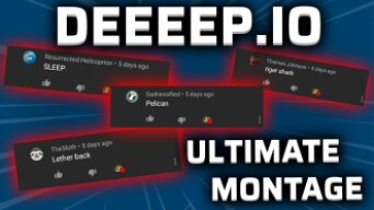 MAKING A MONTAGE FROM COMMENTS!! | Deeeep.io montage