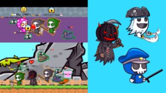 FLYORDIE // POLICEMAN REAPER PIRATE GHOST AND DEMONIC PUMPKIN // PLAYING WITH GOOD FANS