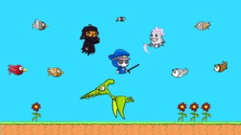 FLYORDIE // BONY REAPER NINJA PUPKIN AND CUTE REAPER GAME PLAY