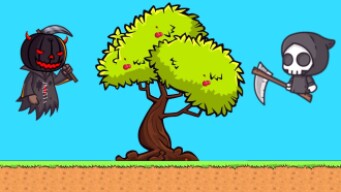 FLYORDIE // DEMONIC PUMPKIN KILLS GRIM REAPER EASILY