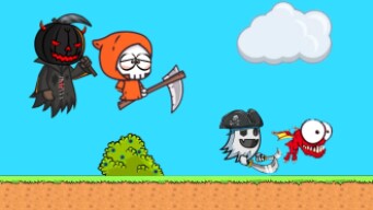 FLYORDIE // DEMONIC PUMPKIN KILLS ORANGE REAPER IN FLYORDIE