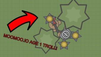 Moomoo.io NEW AGE 1 TROLL! (KILLS HACKERS)  | Moomoo.io Age 1 Server Takeover!