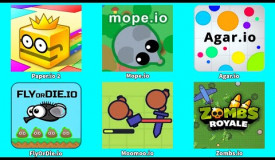 Flyordie.io,Agar.io,Mope.io,Paper.io 2,Zombs.io,Moomoo.io