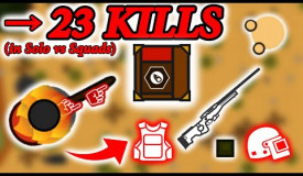 23 KILLS in SOLO vs SQUAD in DESERT MODE ! | Surviv.io