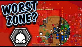 The WORST possible zone for Lone Survivr!! 50v50 | surviv.io