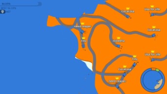 Paper.io 2 Teams Map Control: 100.00%