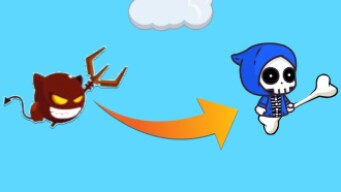 DEMONIC IMP TO BONY REAPER BEST GAME PLAY in FlyOrDie