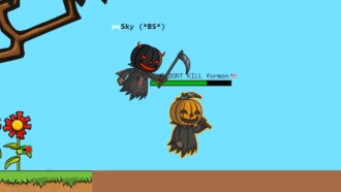 DEMONIC PUMPKIN KILLS PUMPKIN GHOST in FlyOrDie