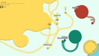 Paper.io 2 Team Map Control: 100.00%