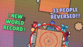 33 PEOPLE REVERSED INTO A HOUSE (WORLD RECORD) | ZombsRoyale.io