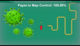 Paper.io Map Control: 100.00% [KING of Paper.io]