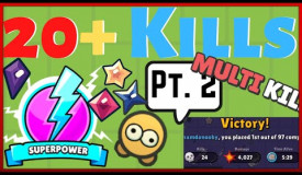 20+ Kill SuperPower Gameplay | Pt. 2 | Zombs Royale.io