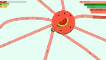 Paper.io 4 Map Control: 100.00% [Watermelon]
