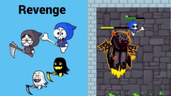 I TOOK REVENGE AFTER DIED in EvoWorld / Bony Reaper vs Boss Hard Fight