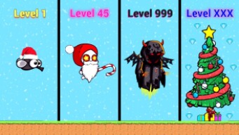 All Animals Evolution in EvoWorld (FlyOrDie) First to Last Level Game Play