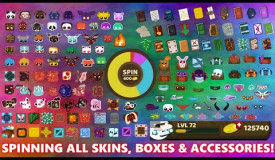 [STARVE.IO] SPINNING ALL SKINS, BOXES AND ACCESSORIES! *125.000 GOLDEN BREAD*