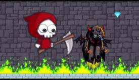 GRIM REAPER KILLED GHOSTLY ANGEL // FINAL BOSS IN FLYORDIE.IO