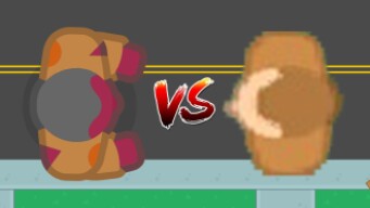 Giant Zombie Vs Giant Human In Braains.io