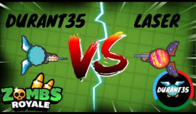 1v1 vs Laser in ZombsRoyale.io